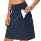 Women's 20" Knee Length Skorts Golf Tennis Skirt