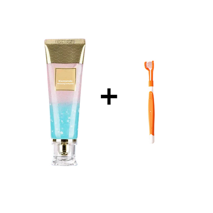 💖Niacinamide Whitening Toothpaste🦷Pearly White Teeth Revealed🦷Your Smile's New Secret Weapon!