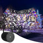 Outdoor Snowflake Christmas LED Stage Lights Rotating Pattern Projector