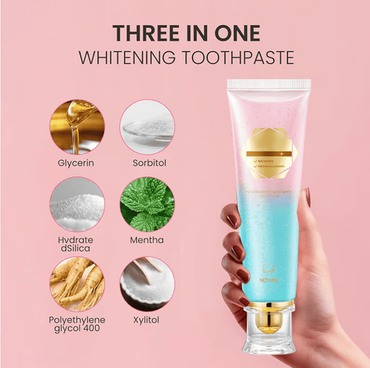 💖Niacinamide Whitening Toothpaste🦷Pearly White Teeth Revealed🦷Your Smile's New Secret Weapon!