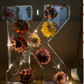LED Floral Resin Letter Night Light