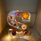 LED Floral Resin Letter Night Light
