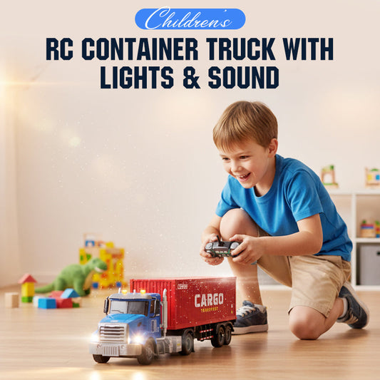 RC Container Truck with Lights & Sound Kit
