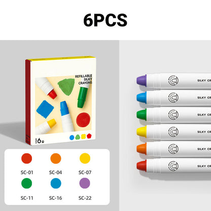 Washable Quick Drying Non-Toxic Oil Pastels Set