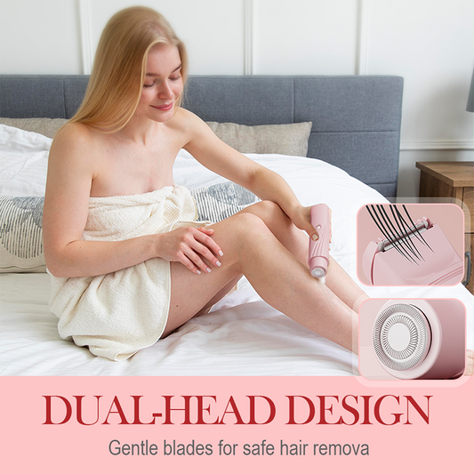 Portable Dual-Head Electric Epilator