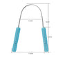 U Shaped Stainless Steel Tongue Scraper (2-Pack) Oral Case
